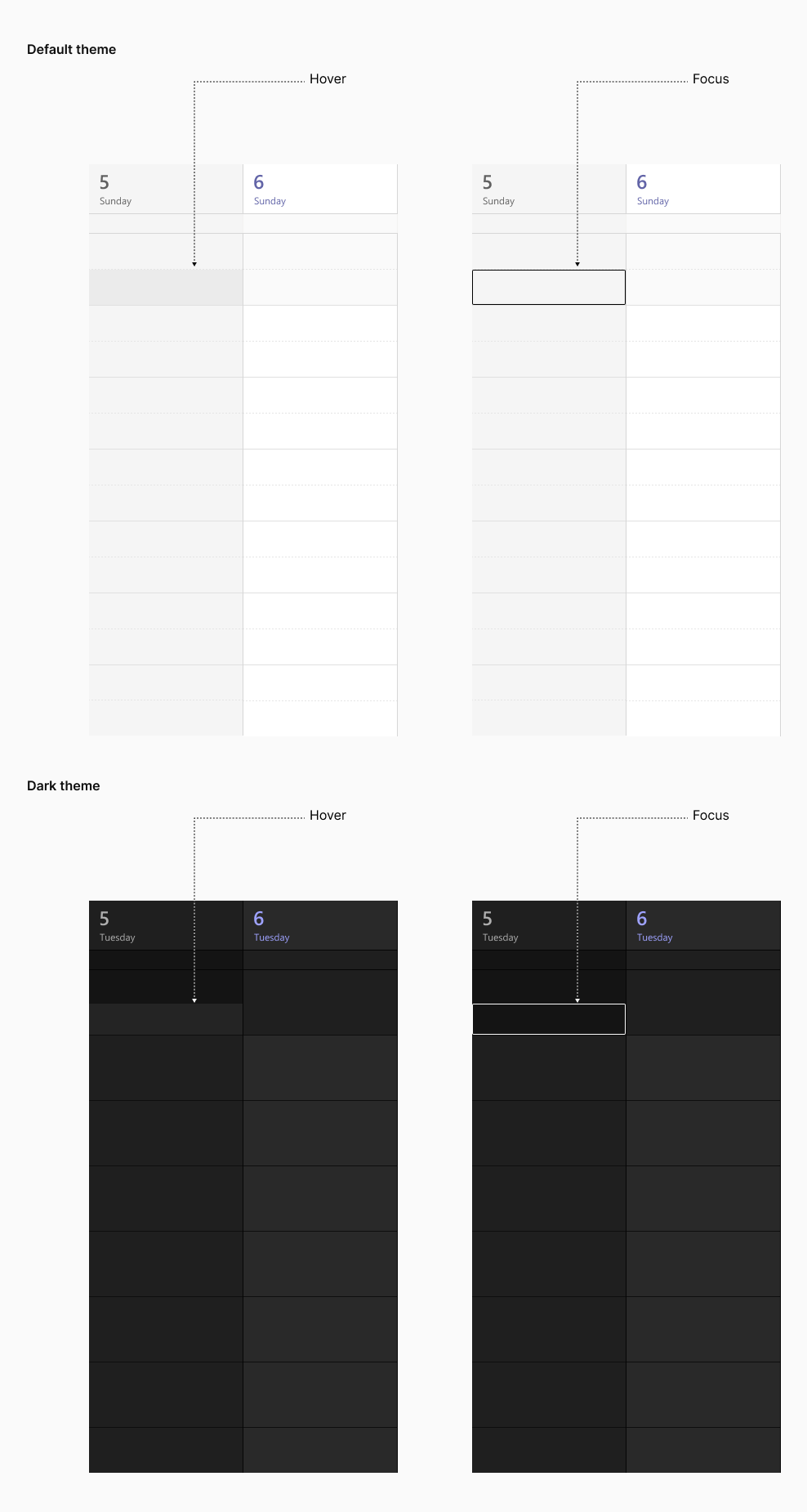 Enabling effective time management Microsoft Teams, calendar surface